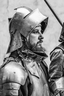 man in black leather jacket wearing helmet