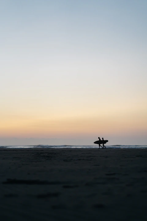 person riding on horse on beach during sunset