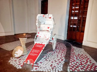 Set of sturdy rickshaw differentials arranged neatly on a white background