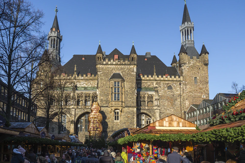 School trip to Aachen and the Belgian Ardennes — Charlemagne's cathedral, Hautes Fagnes and kayaking on the Rur