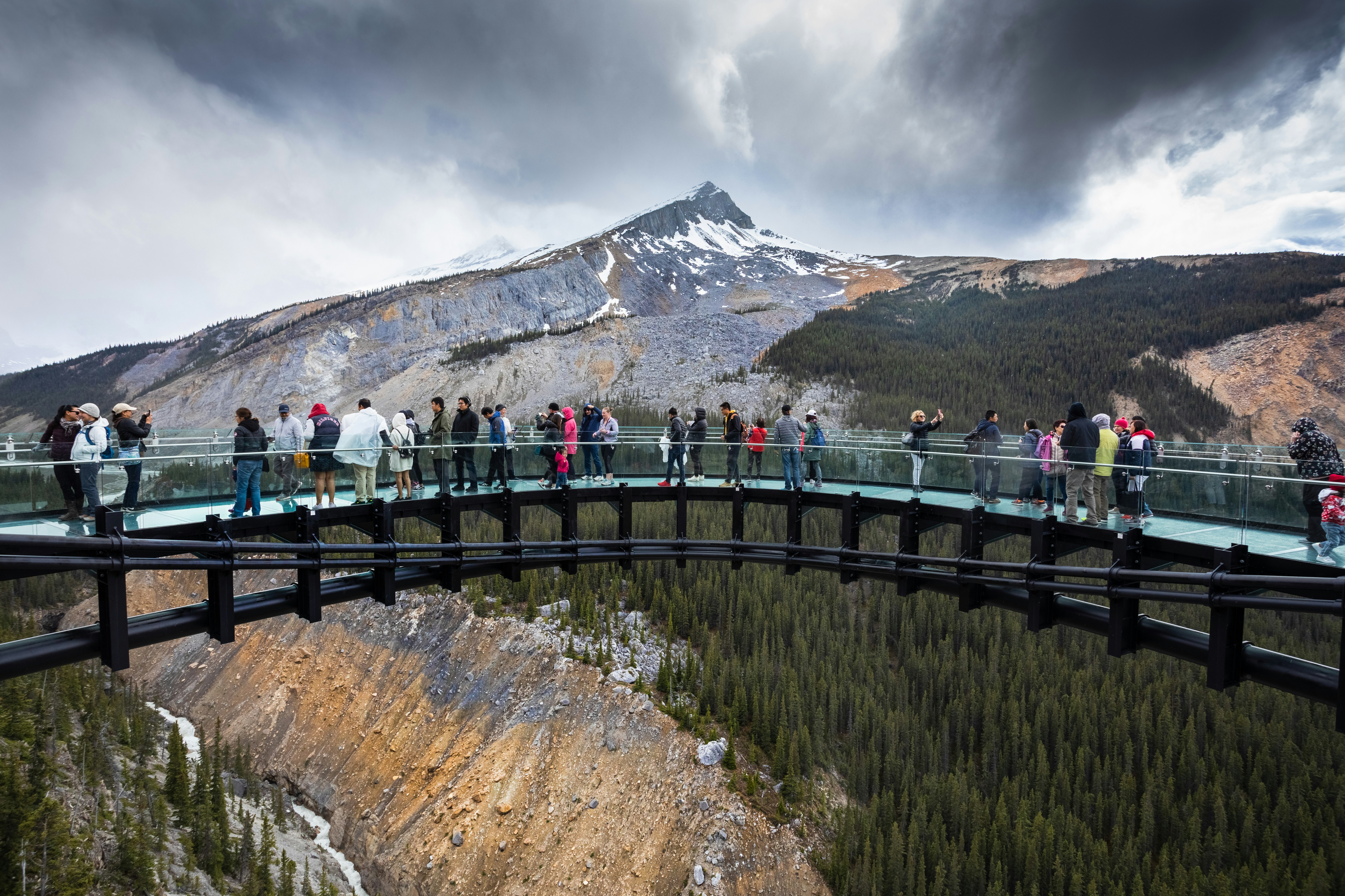 Back in the summer of 2019 I took a trip to Banff National Park in Canada. On one of the days there, I went on the Columbia Ice Adventure tour which was INCREDIBLE. I went up on the Athabasca Glacier, drank some fresh melt glacier water and once that part of the tour was done we were all taken to the Icefields Skywalk which is a little unnerving (glass floor suspended 900ft high) but such a cool experience!