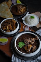 cooked food on white ceramic plate