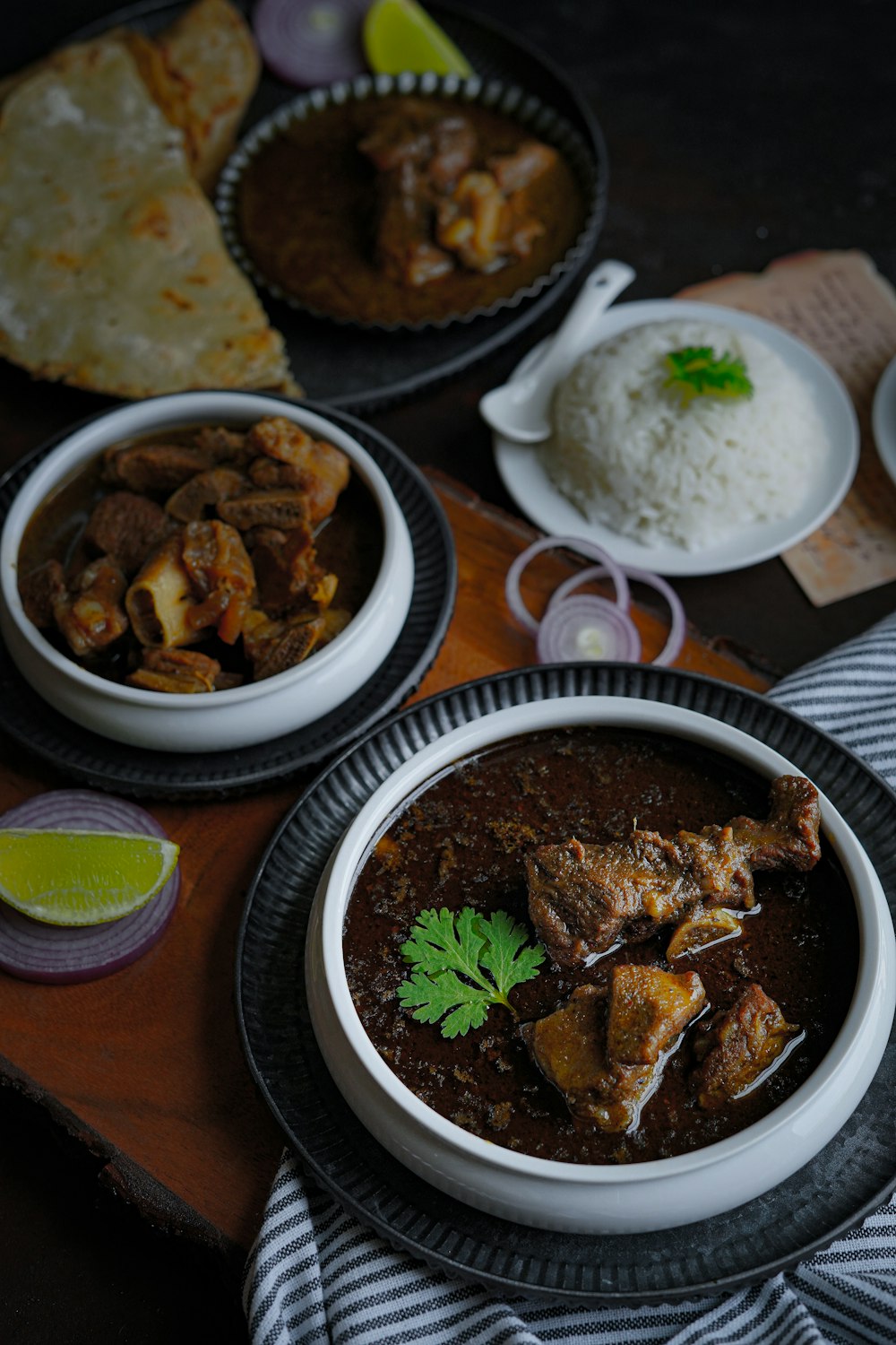 cooked food on white ceramic plate