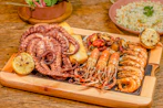 brown bread on brown wooden tray