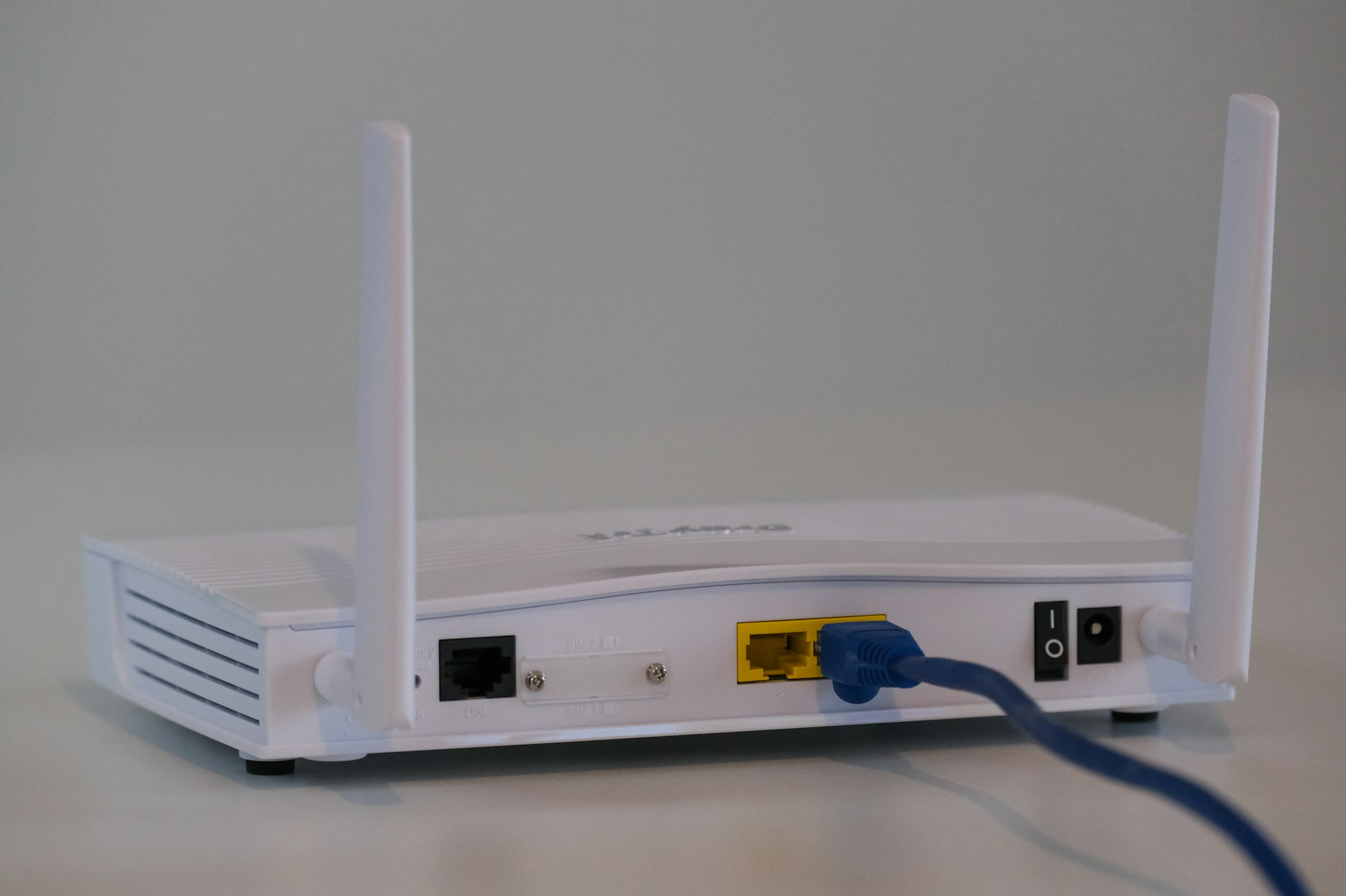Professional router setup services showing wireless network configuration