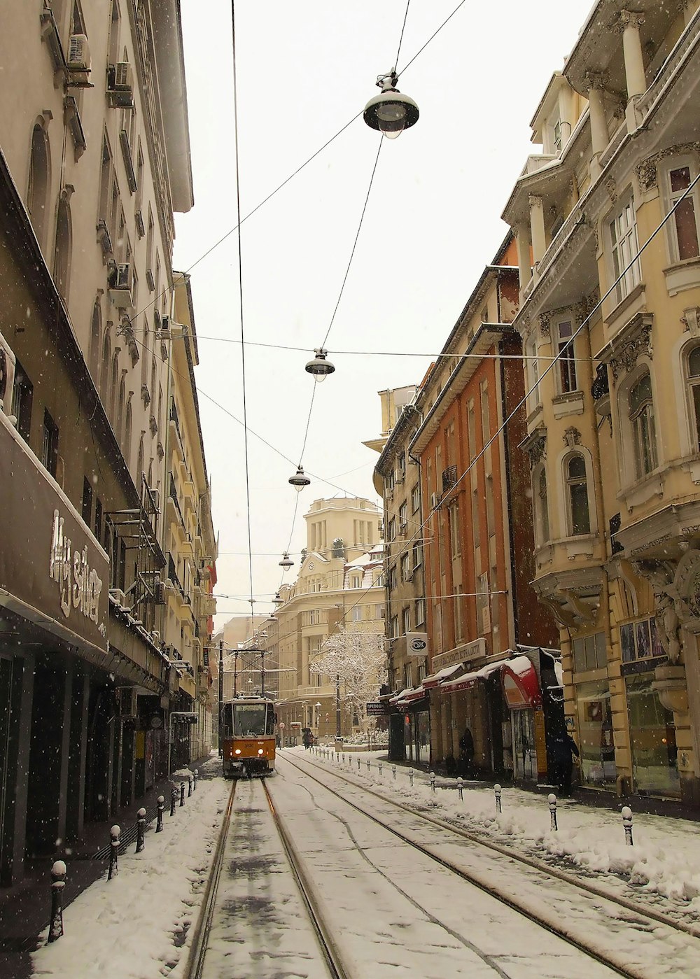 people walking on street between buildings during daytime