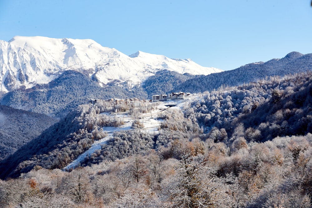 white and brown mountains under blue sky during daytime