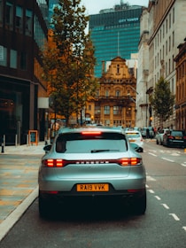 white car on road during daytime