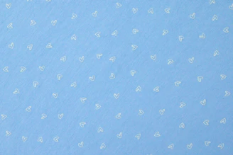 blue and white polka dot textile