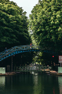 A serene scene of a golden bridge over calm water, symbolizing the final bridge to a clean future.