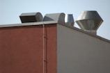 red and white concrete building