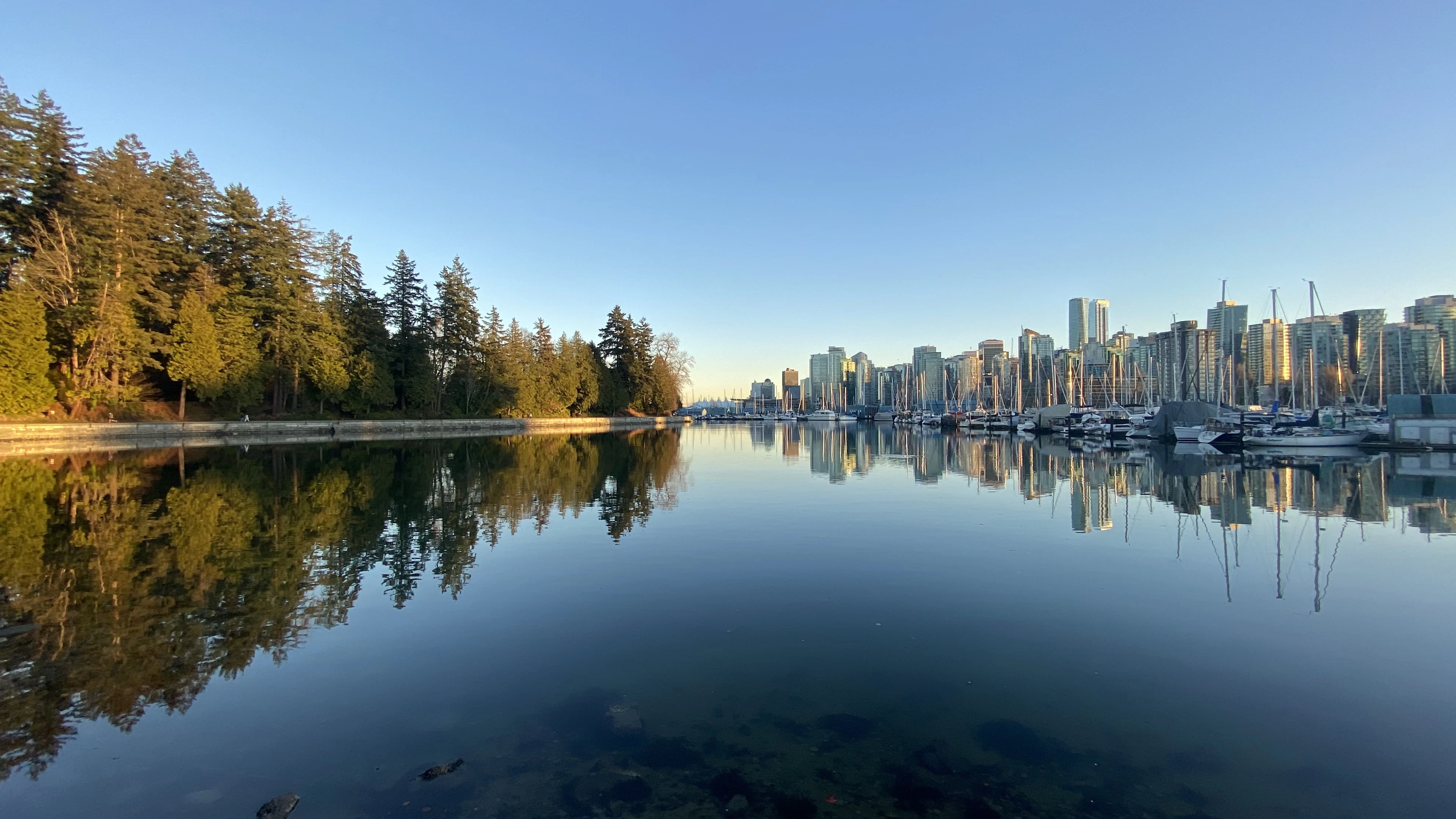 Seawall and Stanley Park, Vancouver
