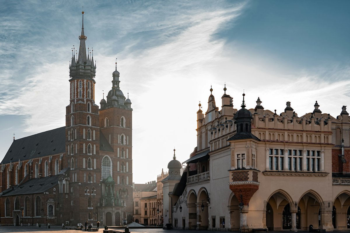 Lonja de los Paños en la Plaza del Mercado de Cracovia