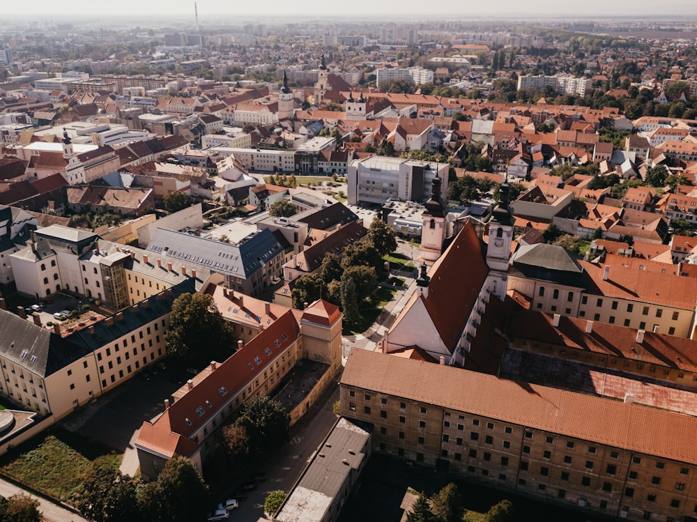 aerial view of city buildings during daytime