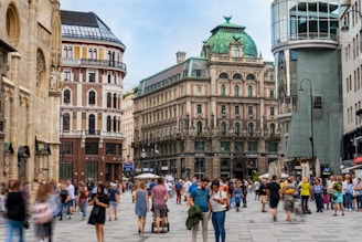 people walking on street near building during daytime