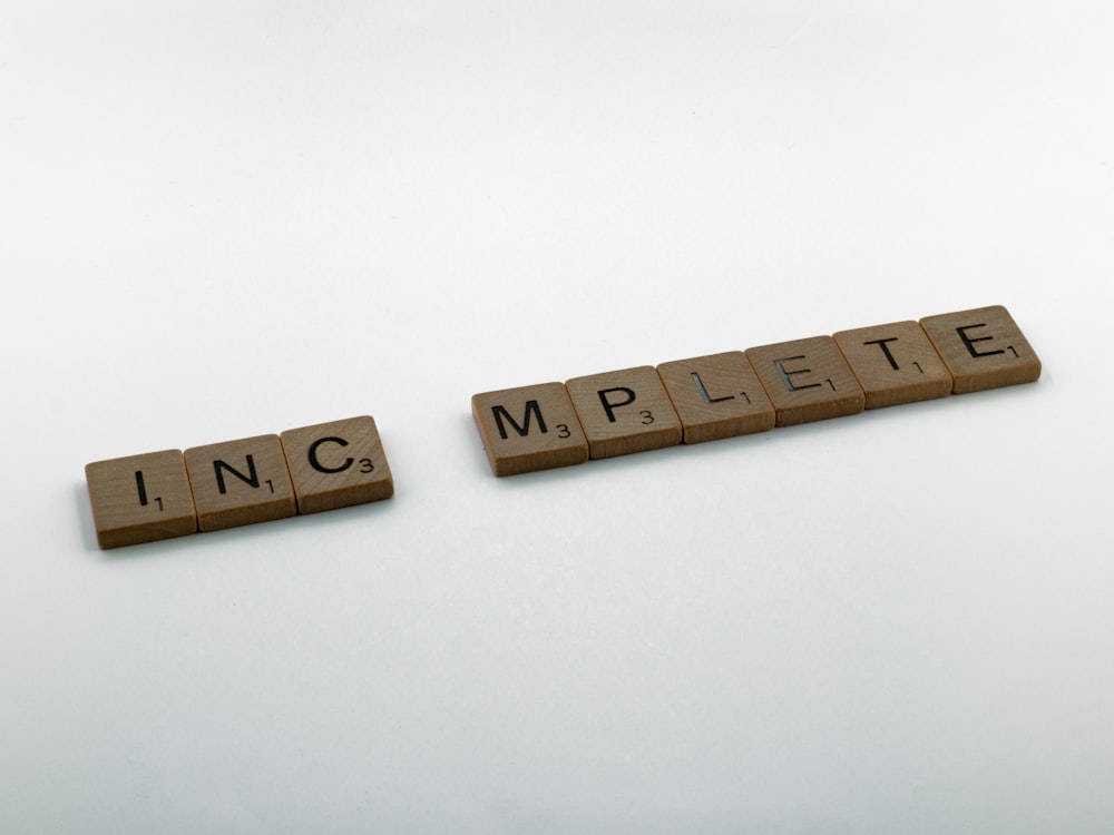 brown wooden blocks on white surface