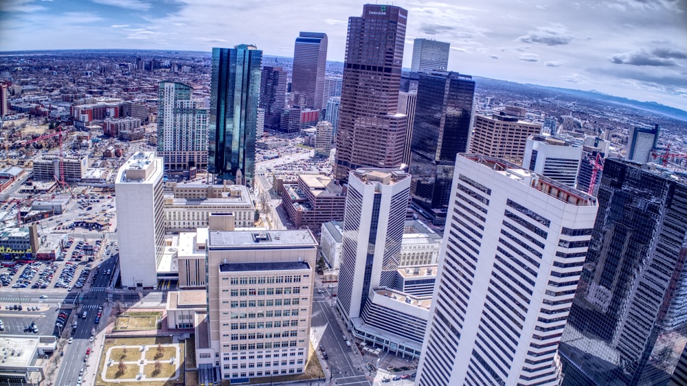 aerial view of city buildings during daytime