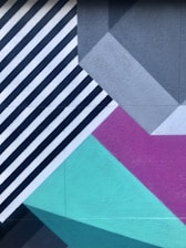 black and white striped textile