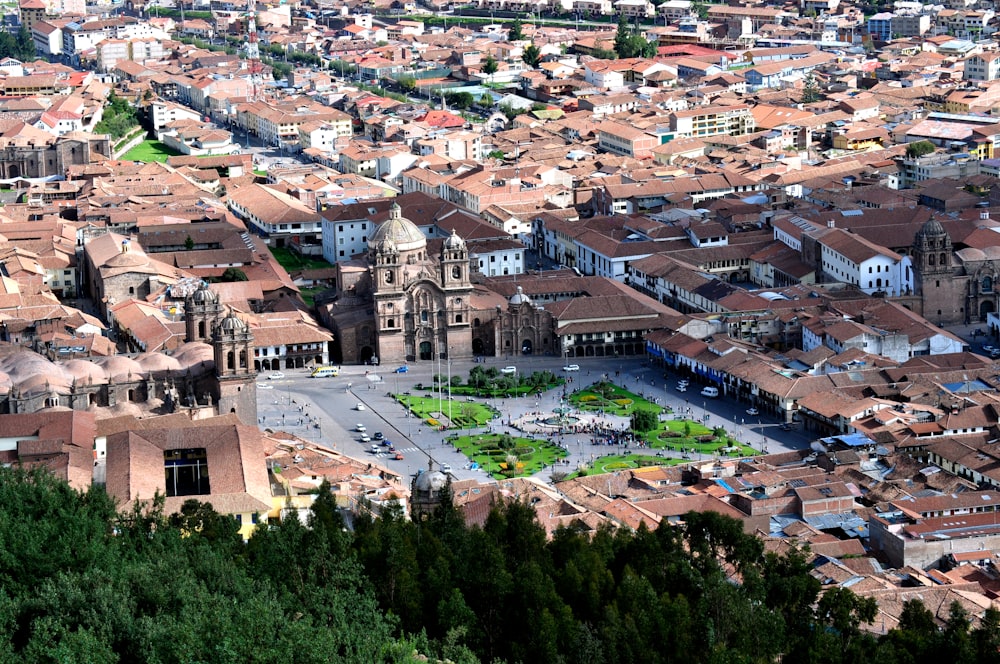 aerial view of city buildings during daytime