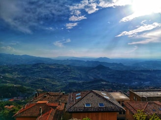 A scenic view of Inland Empire’s rolling hills under a bright blue sky.