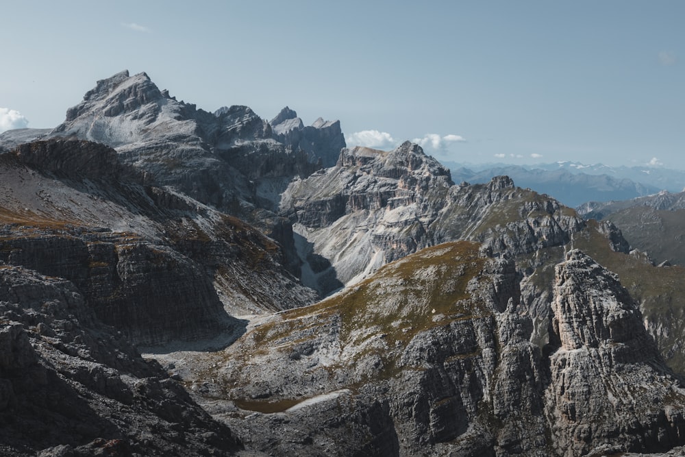 brown and gray rocky mountain under blue sky during daytime