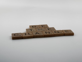 brown wooden blocks on white surface