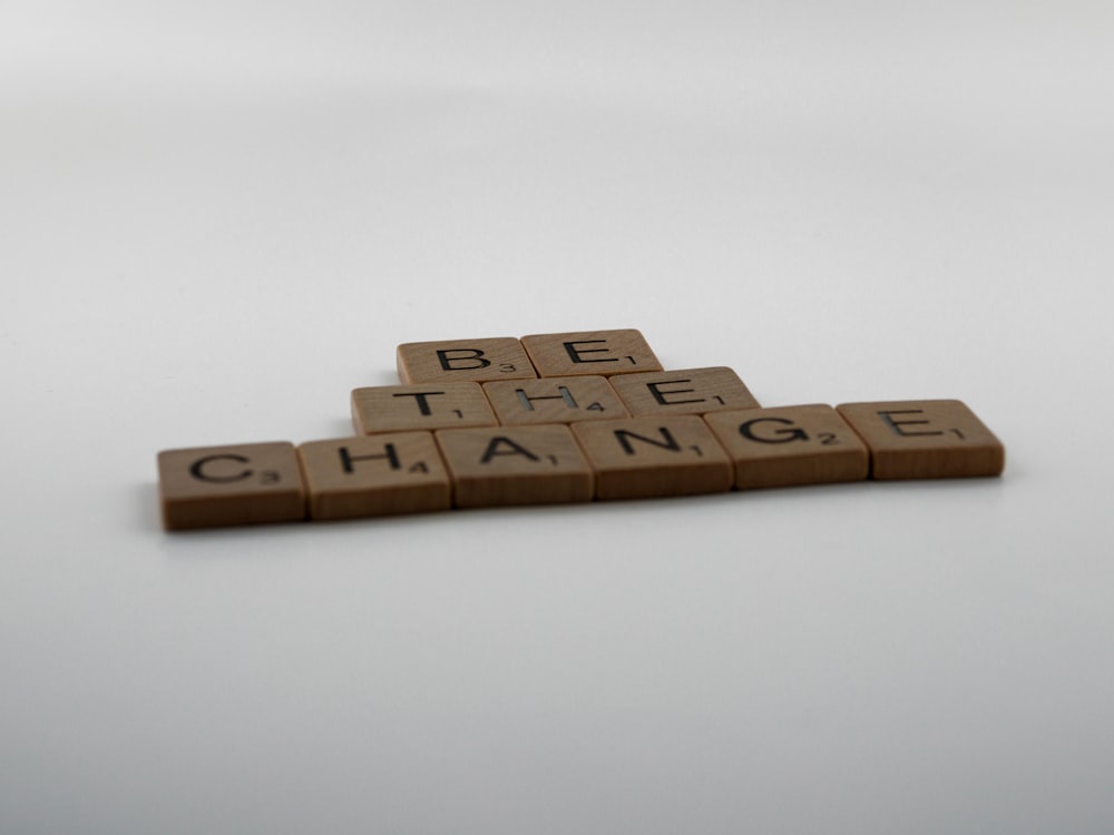 brown wooden blocks on white surface