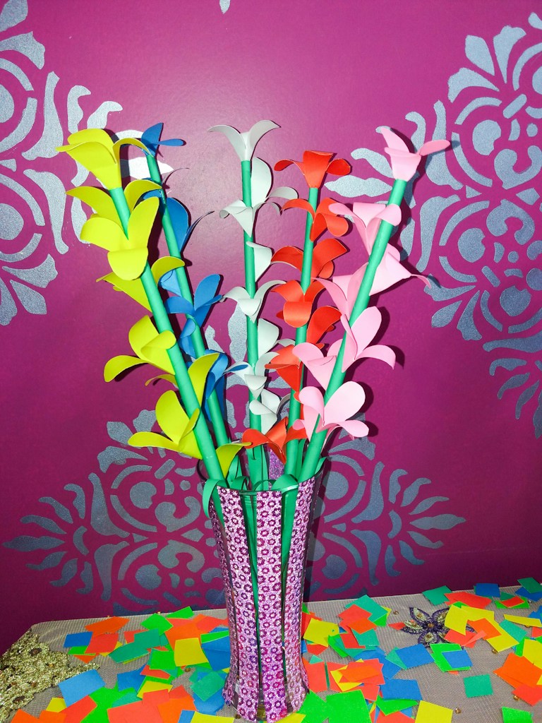 Floral Ceramic Vase
