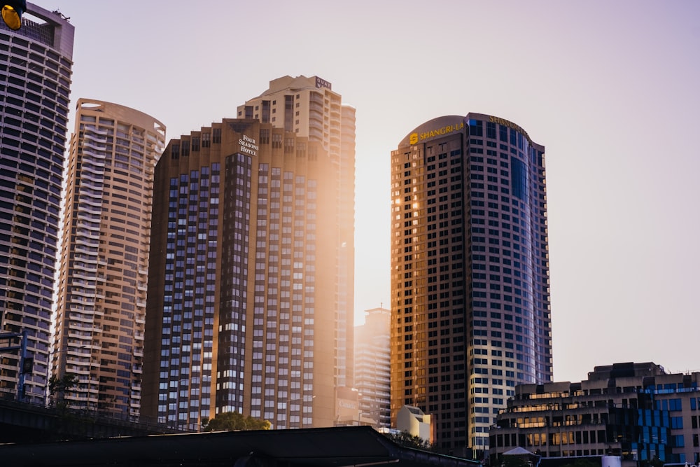 white and brown high rise building