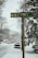 A street sign labeled 'WINTERSET DR' is mounted on a wooden pole, surrounded by a snowy landscape. Snow blankets the ground and trees, with vehicles parked along the side of the road. Bare branches of trees are visible, covered in white snow, and the road appears slippery, with a notable winter atmosphere.
