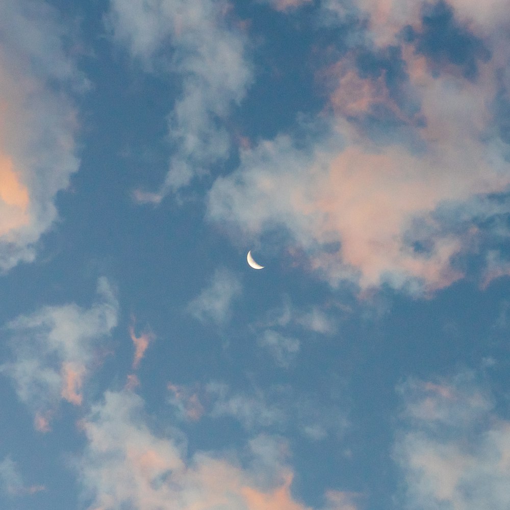 blue sky with white clouds