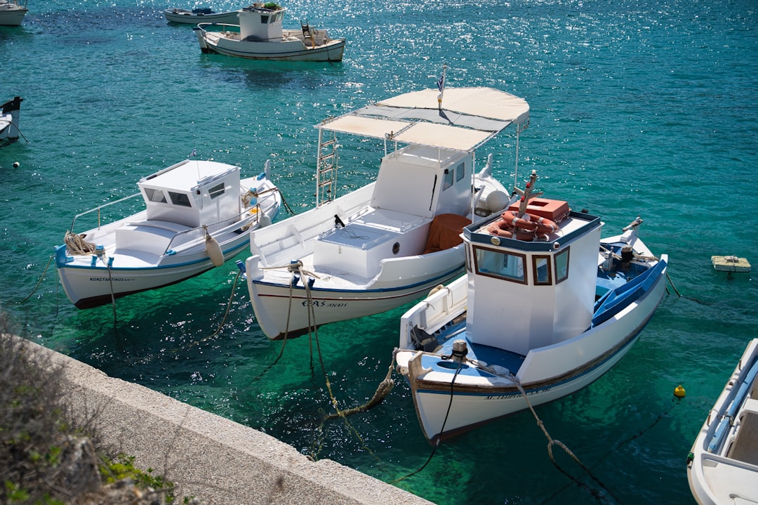 white and blue boat on sea during daytime