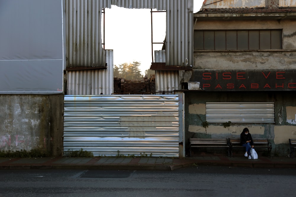 white and gray steel roll up door