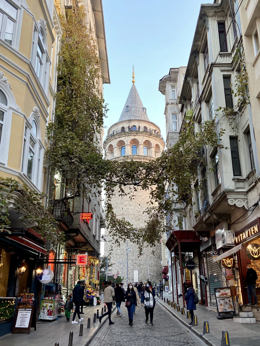 Galata çevresinde İstanbul sokakları