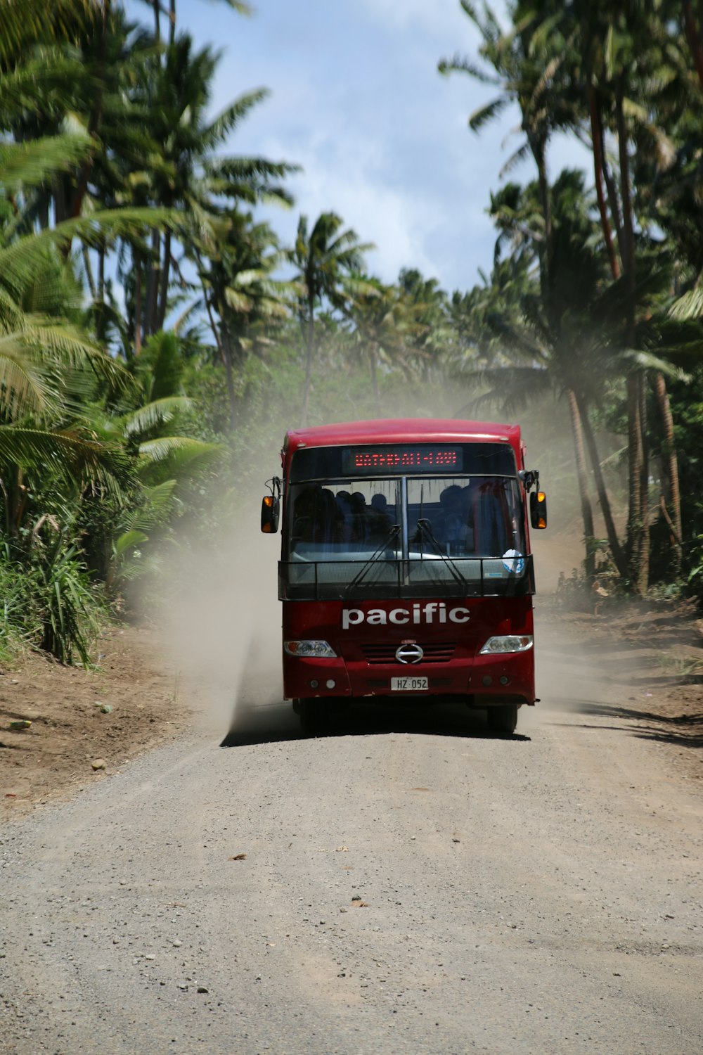 red and black volkswagen t-1 on road during daytime