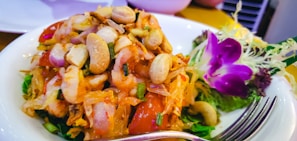 A vibrant dish showcasing fresh ingredients from the restaurant.