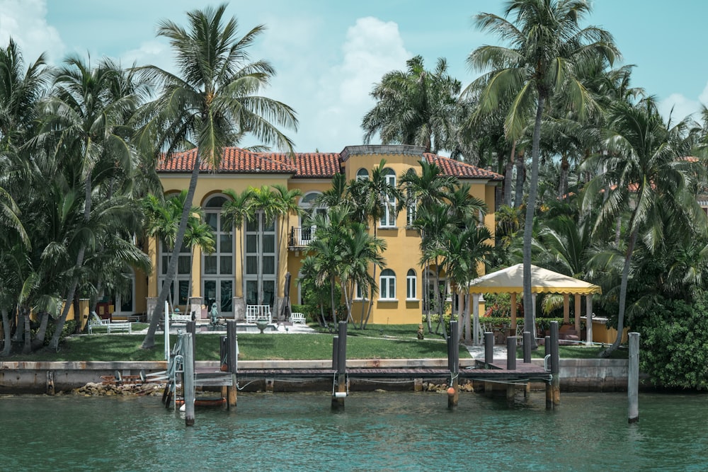 people walking on dock near building during daytime