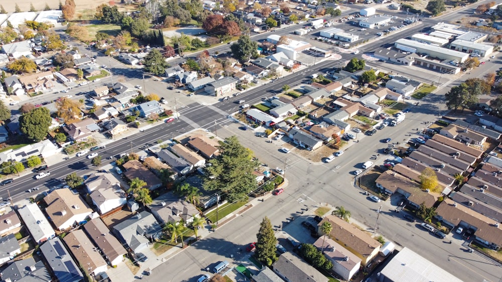 aerial view of city buildings during daytime