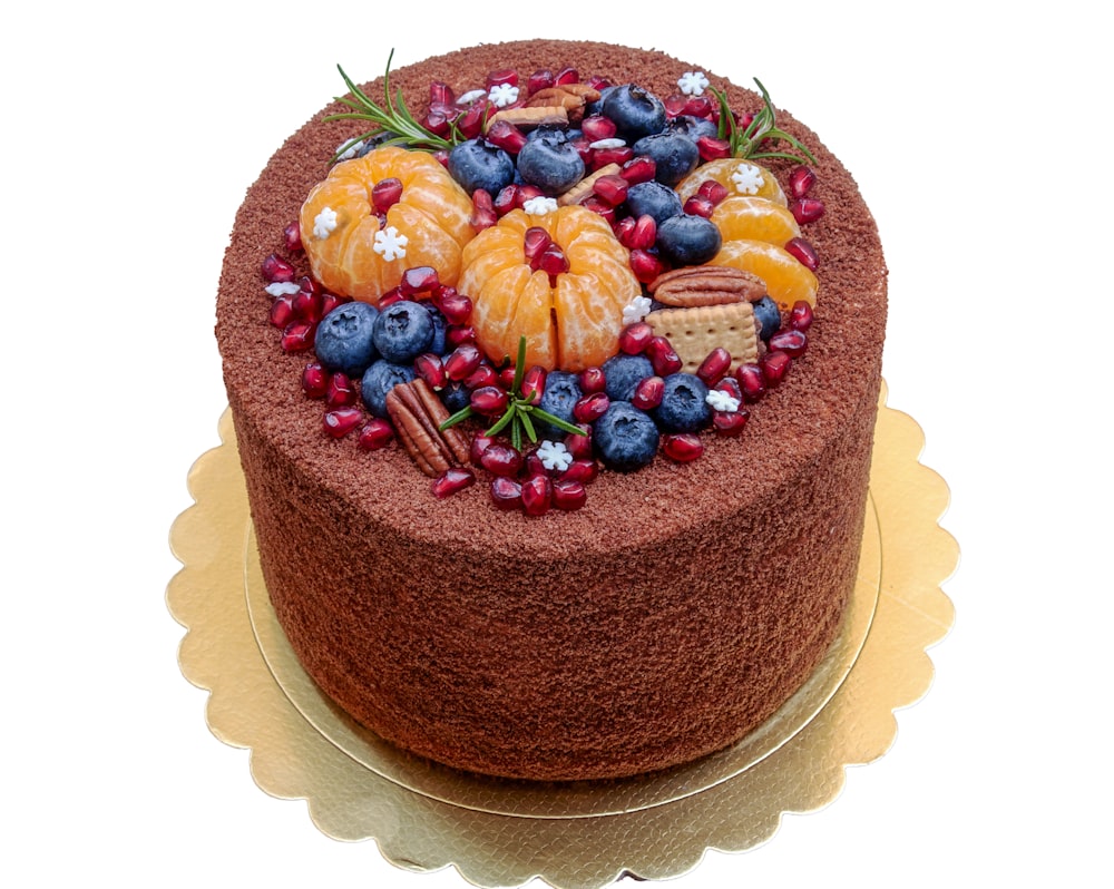 Bánh Chocolate Trái Cây Keto