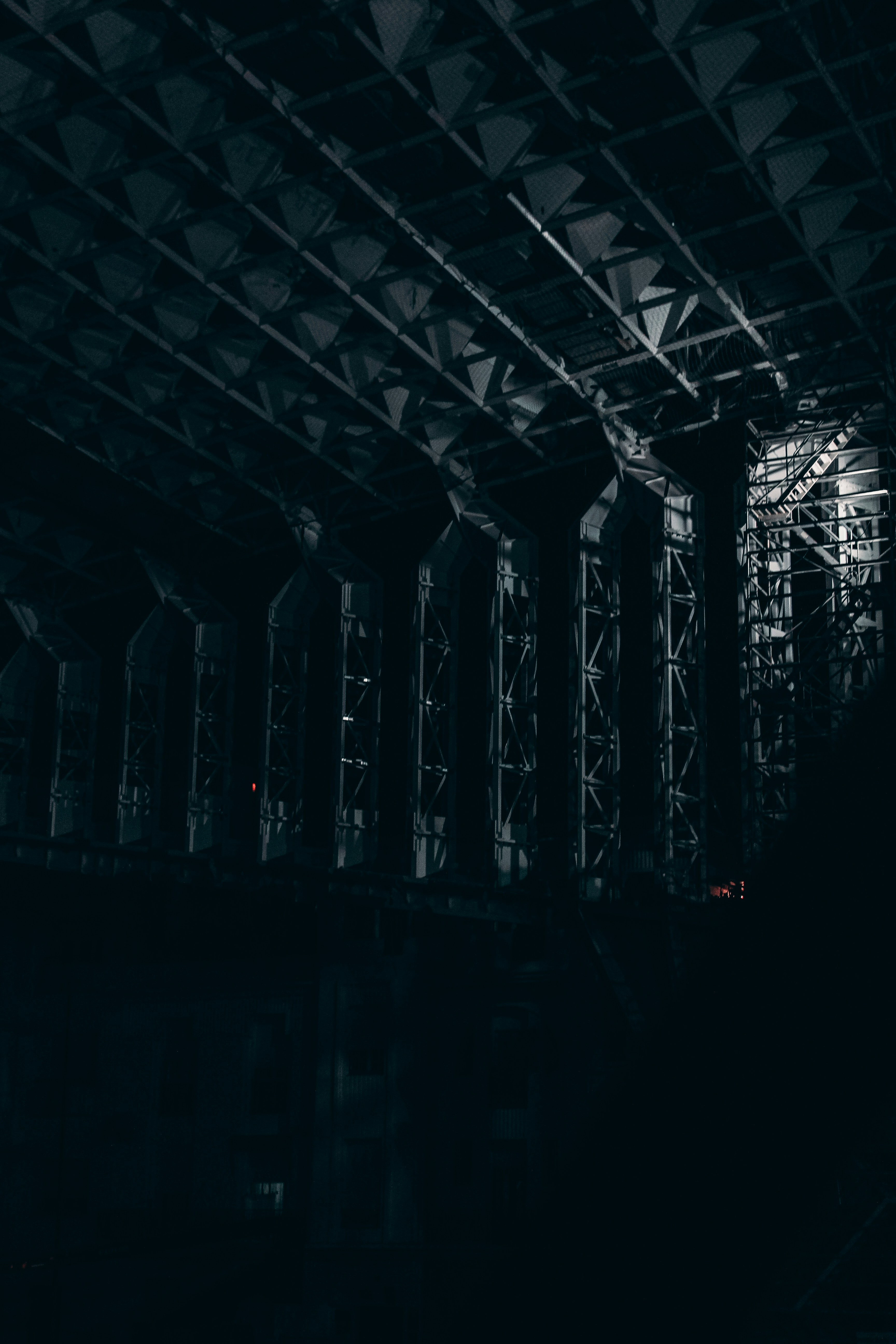 black and white photo of a building