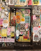 assorted wall decor on wall