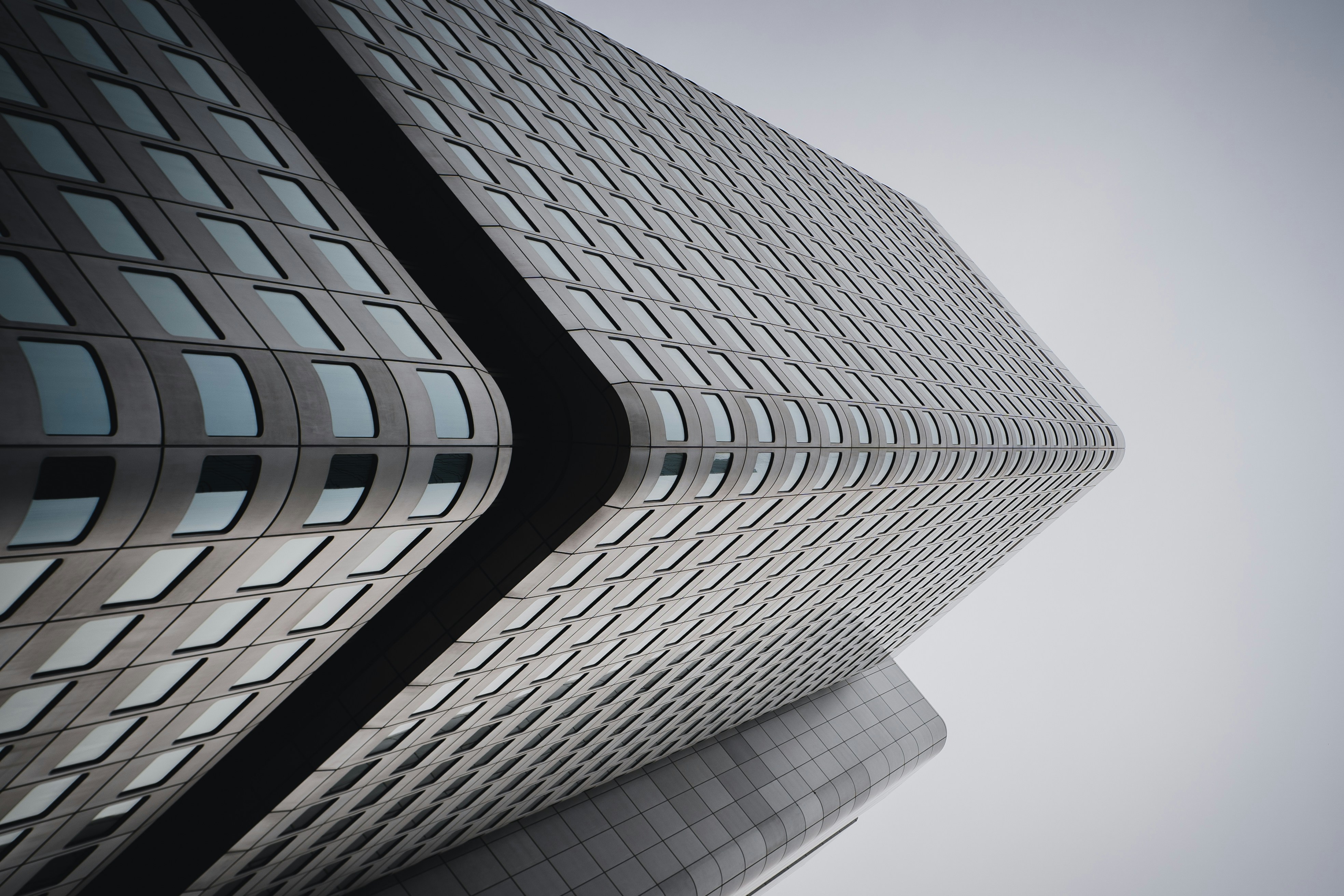 low angle photography of high rise building