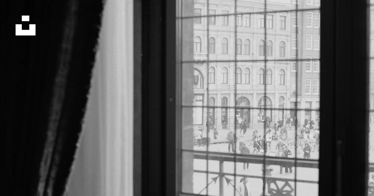 Window Map Greyscale Grayscale photo of window with curtain photo – Free Grey Image on Unsplash
