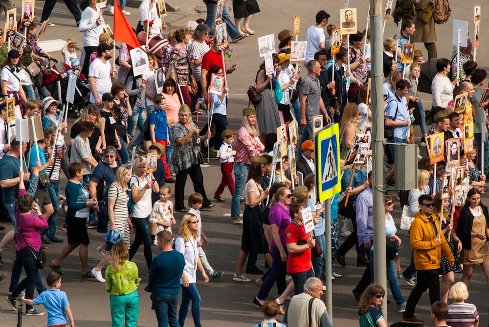 people on street during daytime