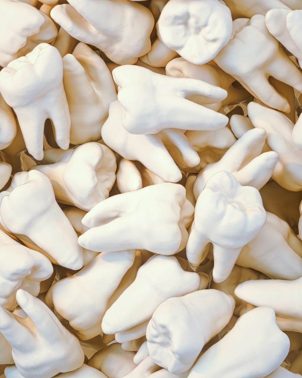 white flower petals on white textile