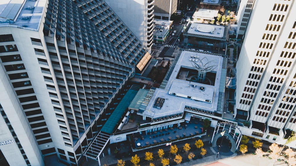 aerial view of city buildings during daytime