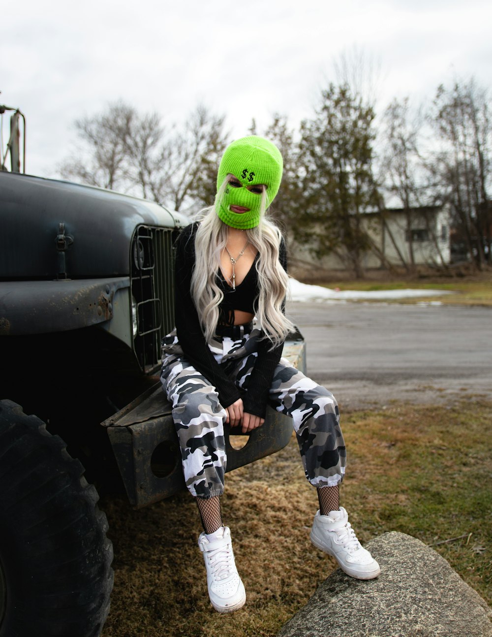 Ski mask girl