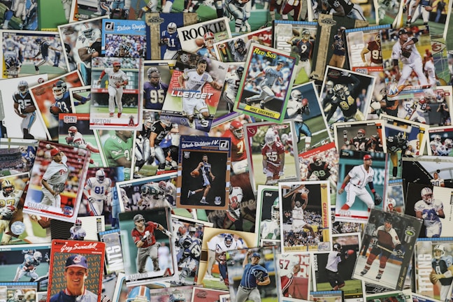 assorted photos on white table