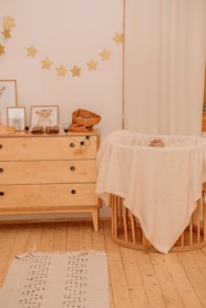 white towel on brown wooden chair