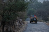 black jeep wrangler on road during daytime